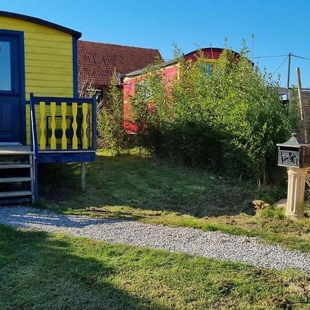 Roulotte Et Jacuzzi De Rachel Au Domaine Du Reuze Villa Winnezeele Exteriör bild